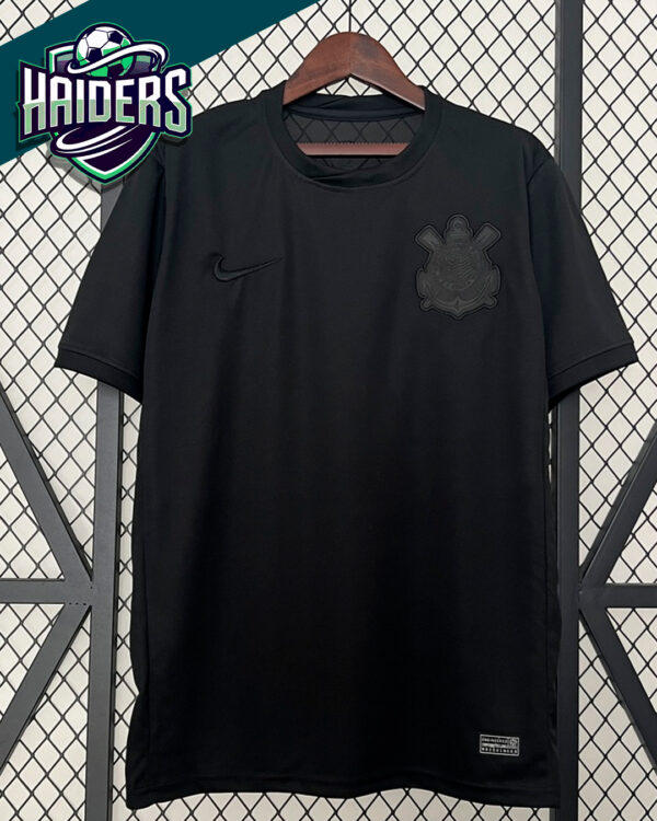 Camisa Corinthians 2024/25 Torcedor Preta TAILANDESA