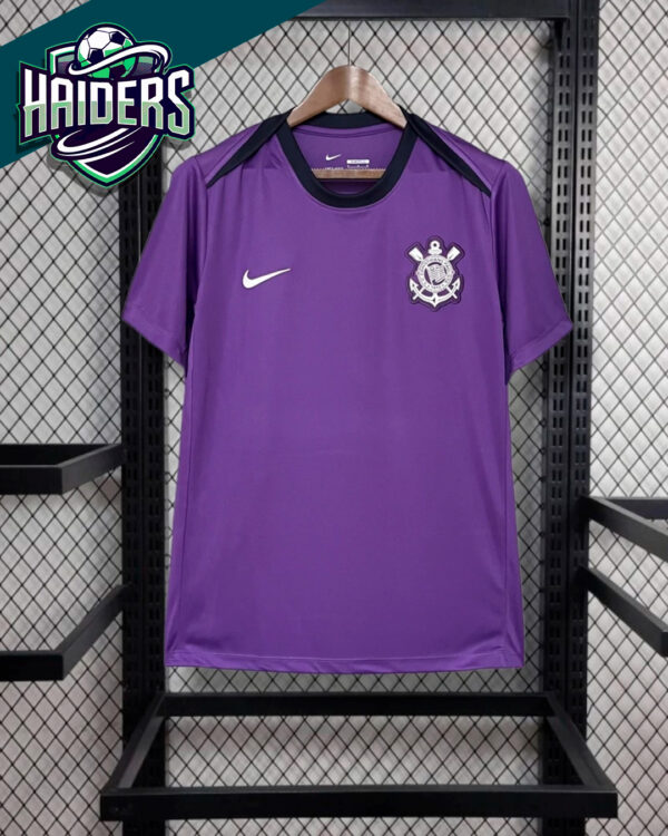 Camisa Corinthians Treino 25/26 s/nº Torcedor Masculina Roxa
