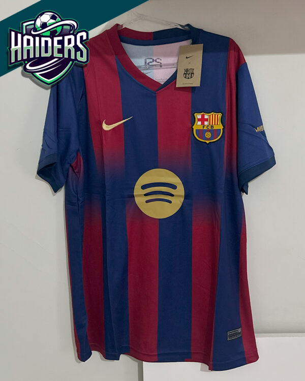 Camisa Barcelona 2025 s/nº Torcedor Azul e Grená