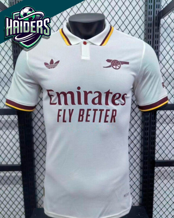 Camisa Arsenal 2025 s/nº Torcedor Branca/Bordô