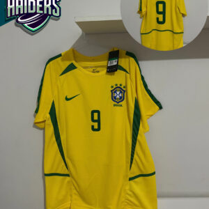 Camisa Seleção Brasileira 2002 – Ronaldo #9 🇧🇷🏆