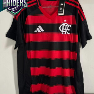 Camisa Flamengo 2025 s/nº Torcedor Rubro-Negra