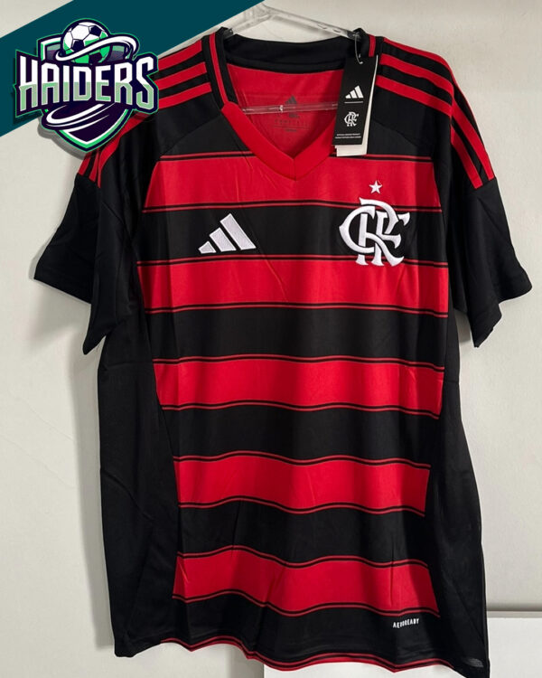 Camisa Flamengo 2025 s/nº Torcedor Rubro-Negra
