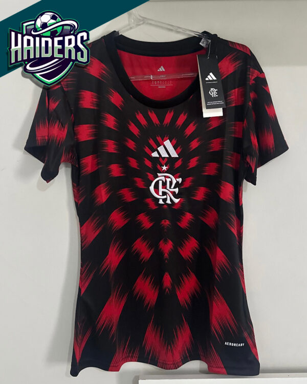 Camisa Flamengo Pré-Jogo 2025 s/nº Feminino