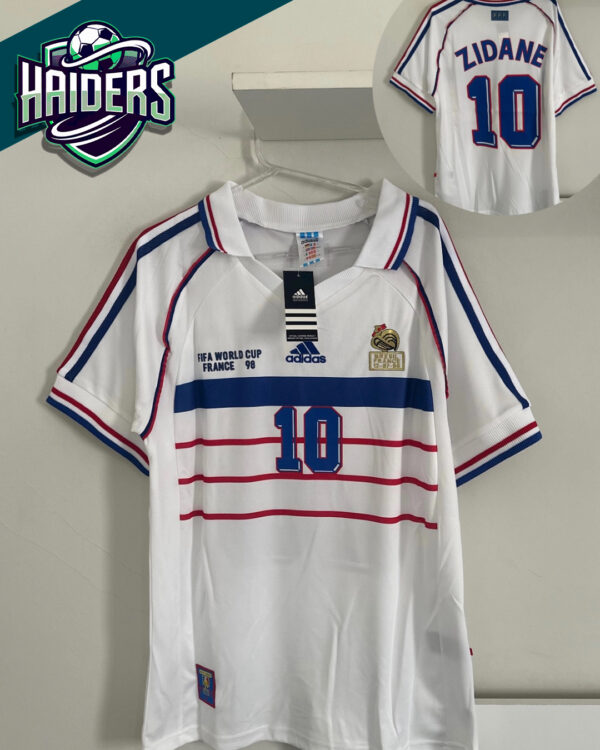 Camisa França 1998 Zidane #10 Retrô s/nº