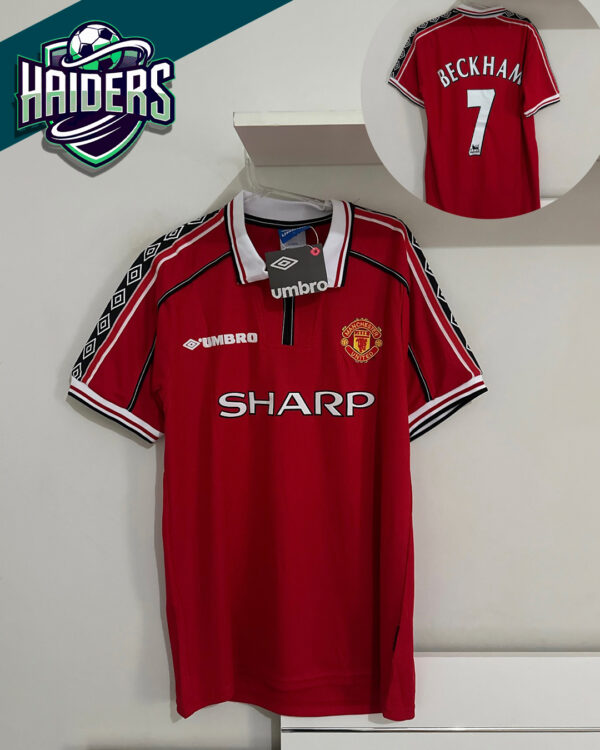 Camisa Manchester United 1998 Beckham 7